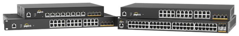 PoE switches, 8 to 48 ports